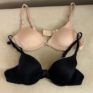 Women's Black and Tan Size 34A Bras